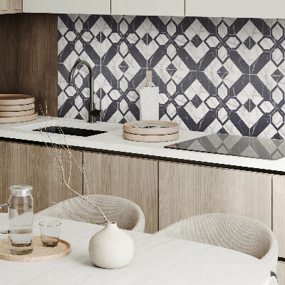 Carreaux pvc Figures en marbre de style géométrique