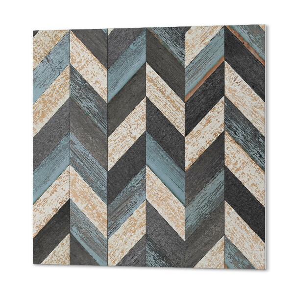 Carreaux pvc Zigzags en bois dans un style moderne