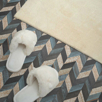 Carreaux pvc Zigzags en bois dans un style moderne