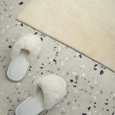 Carreaux vinyle Fragments délicats dans un motif artistique