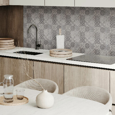 Carreaux de vinyle auto-adhésifs Disposition de tuiles trois par trois