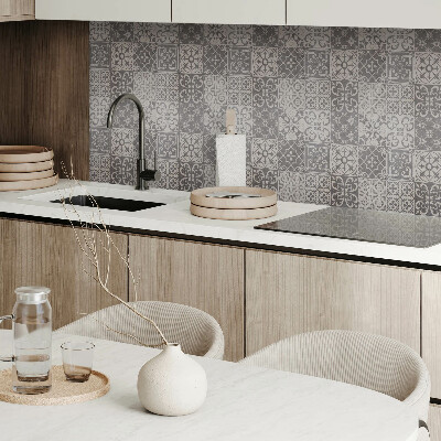 Carreaux de vinyle auto-adhésifs Disposition de tuiles trois par trois