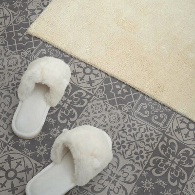 Carreaux de vinyle auto-adhésifs Disposition de tuiles trois par trois