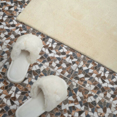 Carreaux vinyle Formes dans une composition en mosaïque