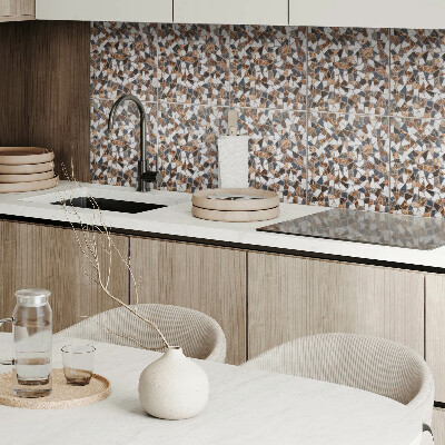 Carreaux vinyle Formes dans une composition en mosaïque