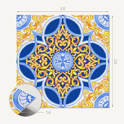 Carreaux vinyle Motif floral dans la conception