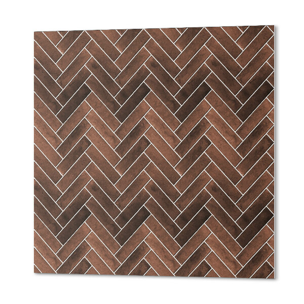 Carreaux pvc Motif à chevrons en bois