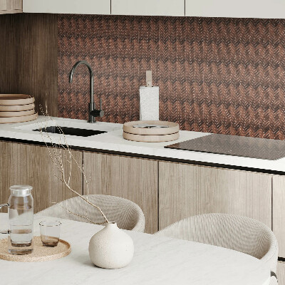 Carreaux pvc Motif à chevrons en bois