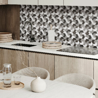 Carreaux de vinyle auto-adhésifs Formes abstraites dans un style géométrique