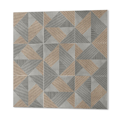 Carreaux de vinyle auto-adhésifs Motif de formes triangulaires