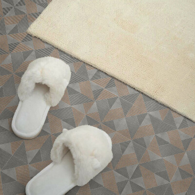 Carreaux de vinyle auto-adhésifs Motif de formes triangulaires