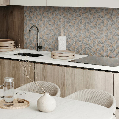 Carreaux de vinyle auto-adhésifs Motif de formes triangulaires