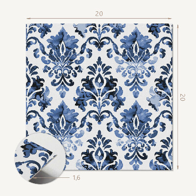 Carreaux pvc Motif floral baroque