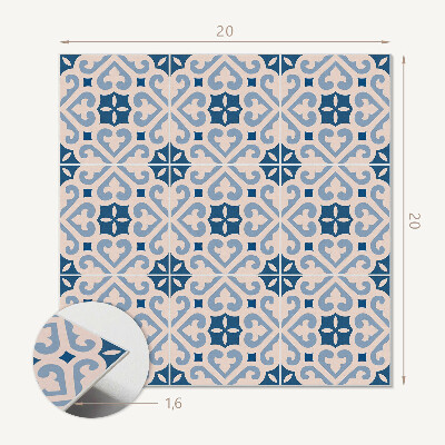 Carreaux pvc Motif avec décorations sur carreaux