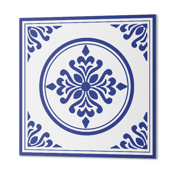 Carreaux pvc Motif floral avec des cercles