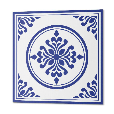 Carreaux pvc Motif floral avec des cercles