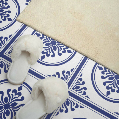 Carreaux pvc Motif floral avec des cercles