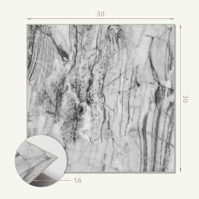 Carreaux vinyle Un élégant motif de marbre