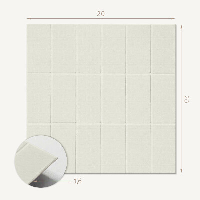 Carreaux pvc Motif de carreaux rectangulaires dans une grille