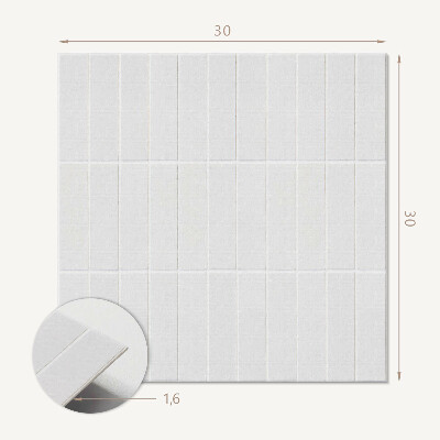 Carreaux vinyle mosaïque uniforme