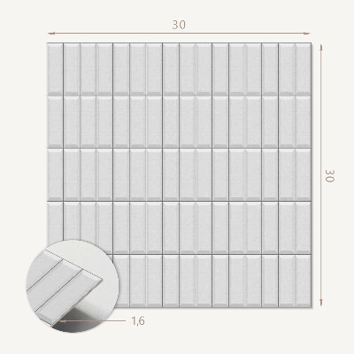 Carreaux vinyle Motif mosaïque aux formes rectangulaires