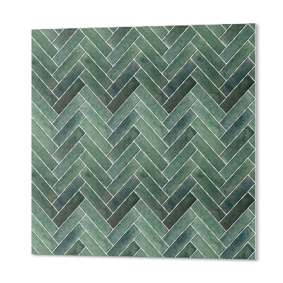 Carreaux de vinyle auto-adhésifs Structure tridimensionnelle en chevrons