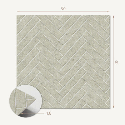 Carreaux vinyle Motif à chevrons