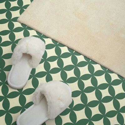 Carreaux vinyle Motif de feuilles dans les tissages