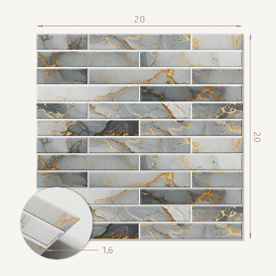 Carreaux pvc Motif de marbre exquis