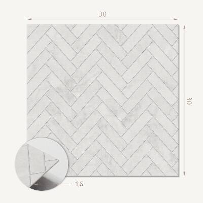 Carreaux vinyle Motif spatial à chevrons