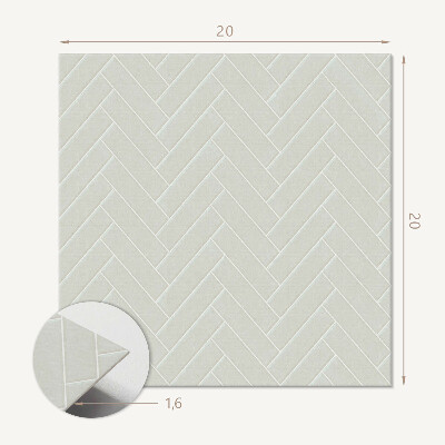 Carreaux de vinyle auto-adhésifs Motif à chevrons