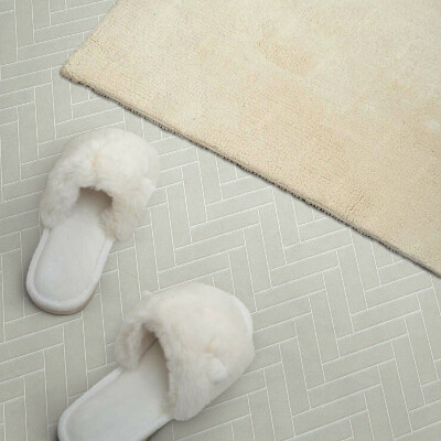 Carreaux de vinyle auto-adhésifs Motif à chevrons