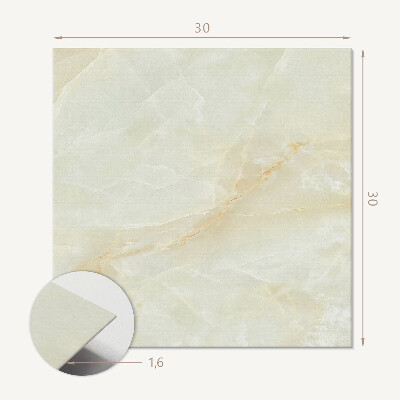 Carreaux de vinyle auto-adhésifs Motif marbré dans une version élégante
