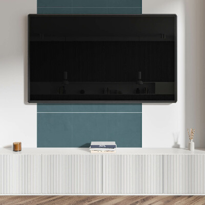 Carreaux de vinyle auto-adhésifs Vert de mer dans un ton foncé