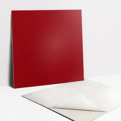 Carreau vinyl adhésif Couleur rouge