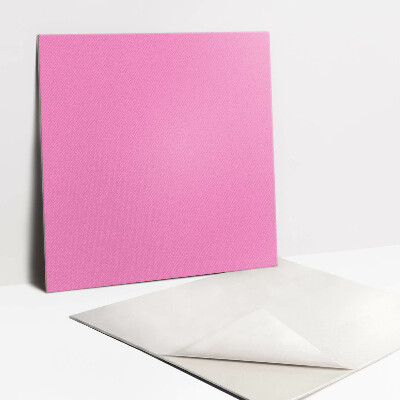 Carreau vinyl adhésif Couleur rose
