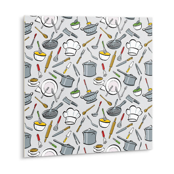 Carreaux de vinyle Ustensiles de cuisine