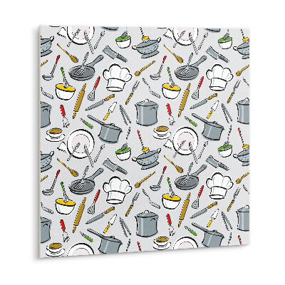 Carreaux de vinyle Ustensiles de cuisine