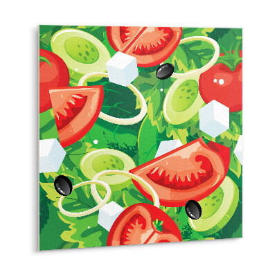 Adhésif Vinyle Carreaux Légumes colorés