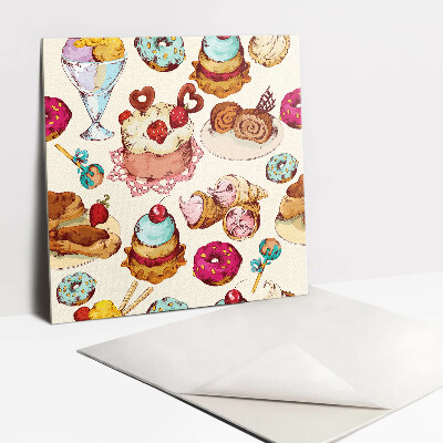 Carreaux de vinyle Bonbons colorés