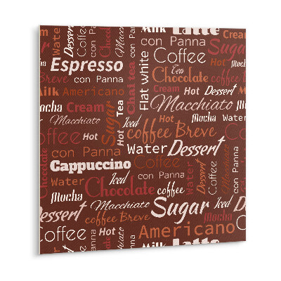 Carreaux de vinyle Motifs et inscriptions de café
