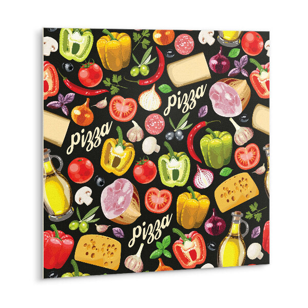 Carreaux de vinyle Ingrédients de la pizza