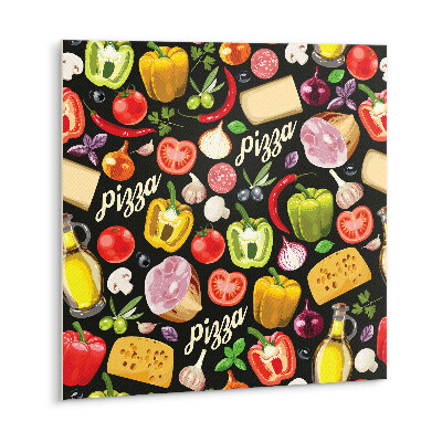 Carreaux de vinyle Ingrédients de la pizza
