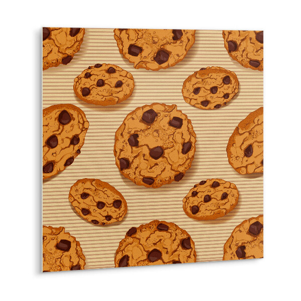 Carreau vinyl adhésif Biscuits bruns