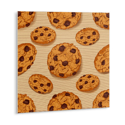 Carreau vinyl adhésif Biscuits bruns