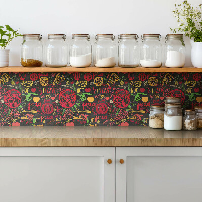 Carreau vinyl adhésif Thèmes de pizzas de restauration rapide