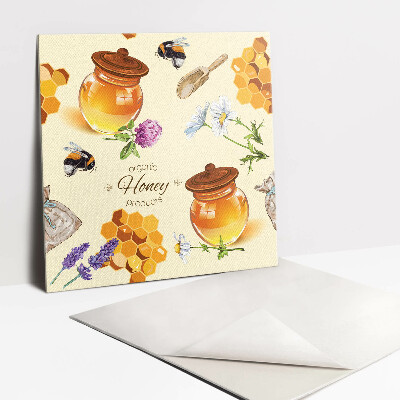 Adhésif Vinyle Carreaux Nid d'abeille et pot