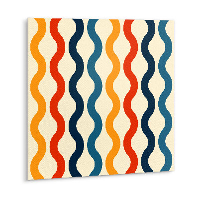 Carreaux de vinyle Vagues bohèmes colorées