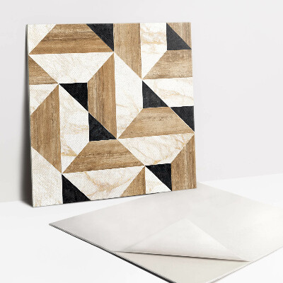 Carreau vinyl adhésif Marbre et bois
