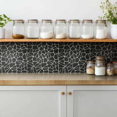 Adhésif Vinyle Carreaux Structure 3d moderne